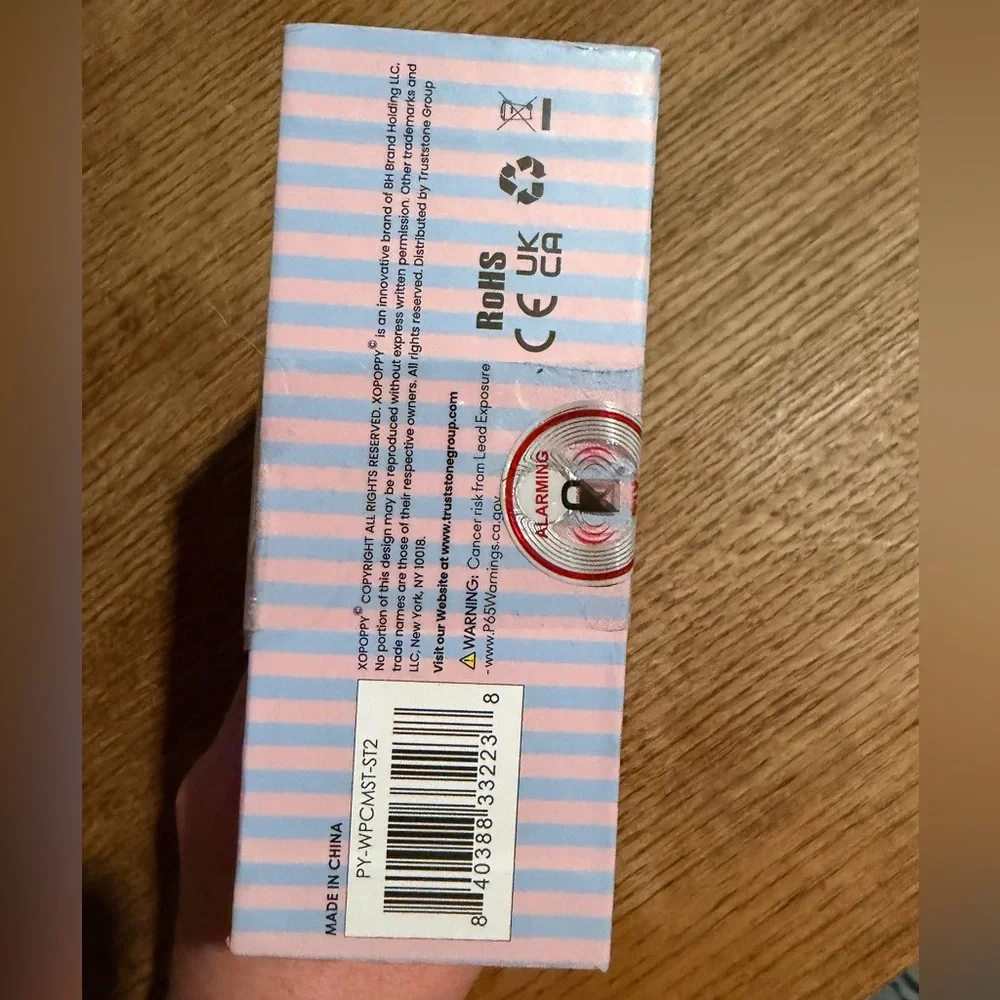 XO Poppy Waterproof Film Camera - Pink & blue Stripe
